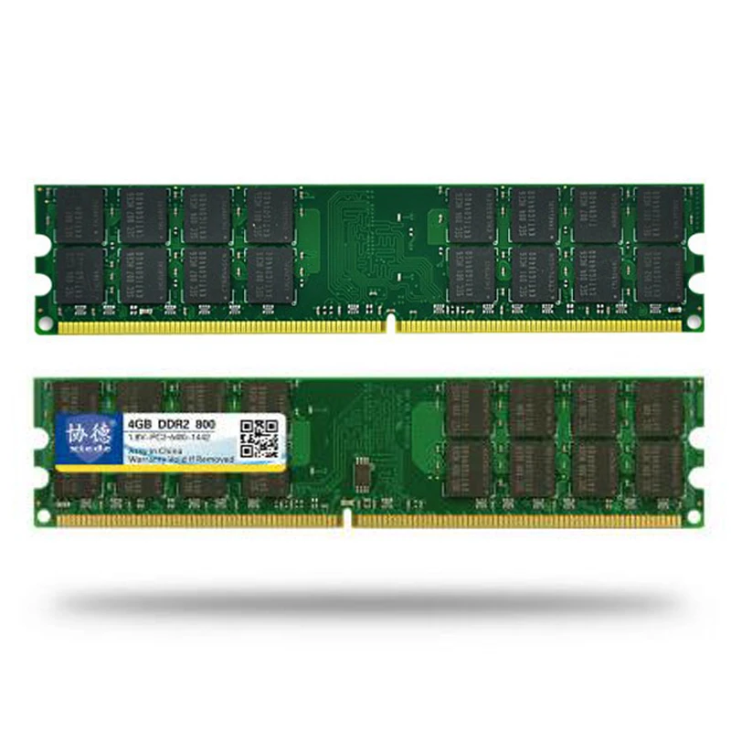 Оригинальный бренд Xiede DDR2 800 / PC2 6400 4 Гб ОЗУ для настольного компьютера совместима