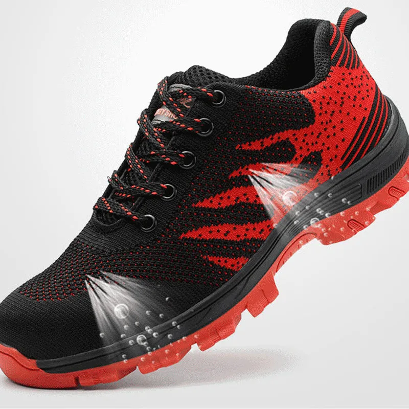 НОВАЯ безопасная обувь спортивная мужская модная Мужская Рабочая большого