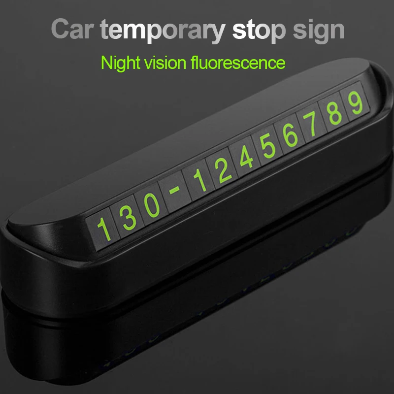 Автомобильная Временная парковочная карта телефонная карточка переключатель