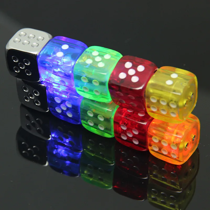 Оригинальное пламя Inflation Dice возможно случайное вращение ленты газовая
