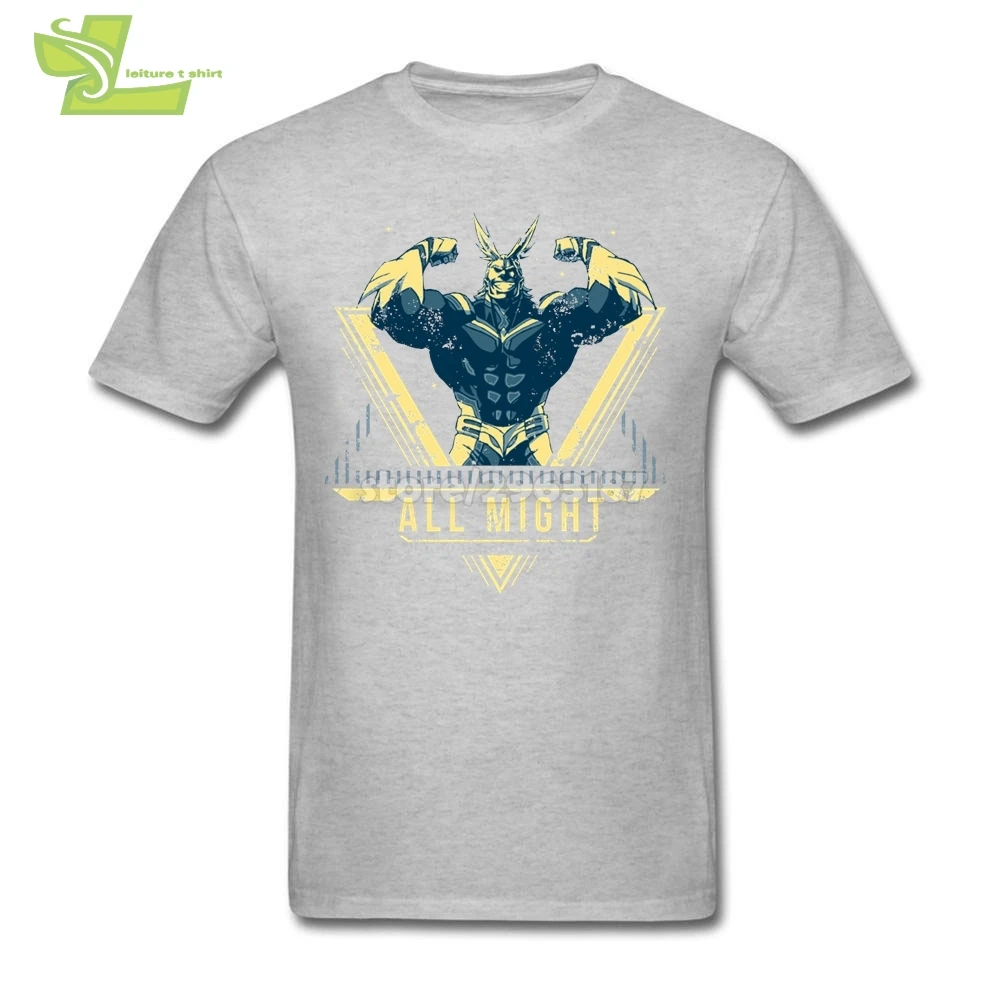 Все возможно мой герой Академии аниме крутые футболки для мужчин круглый вырез