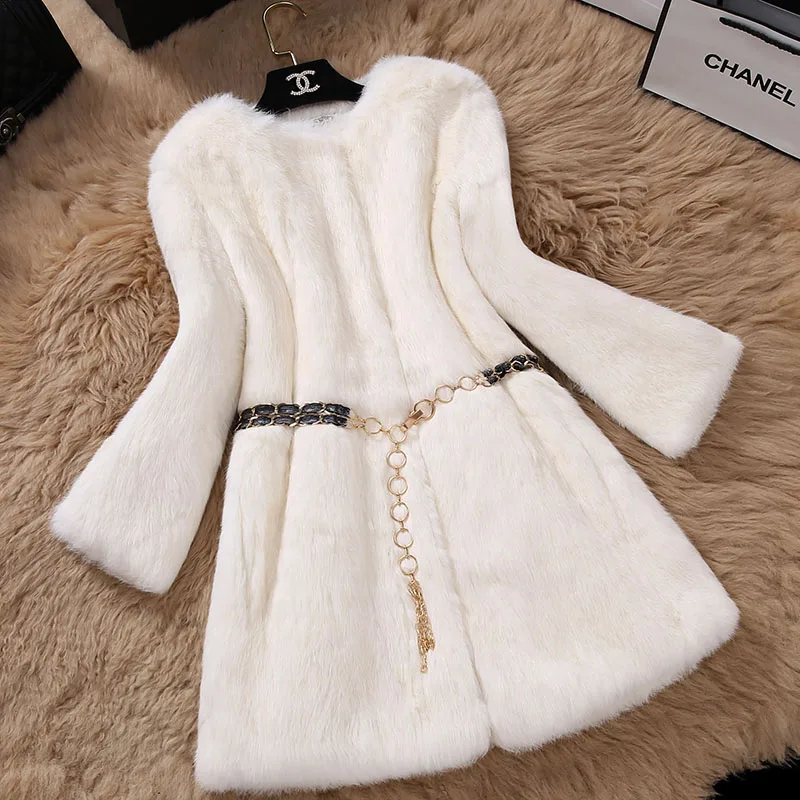 2020 Гламурная женская меховая куртка зимнее толстое теплое пальто новая модная