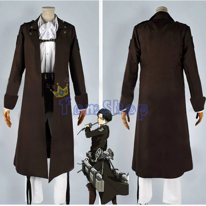 Костюм атака на Титанов длинный тренчкот куртка размер заказ | Тематическая