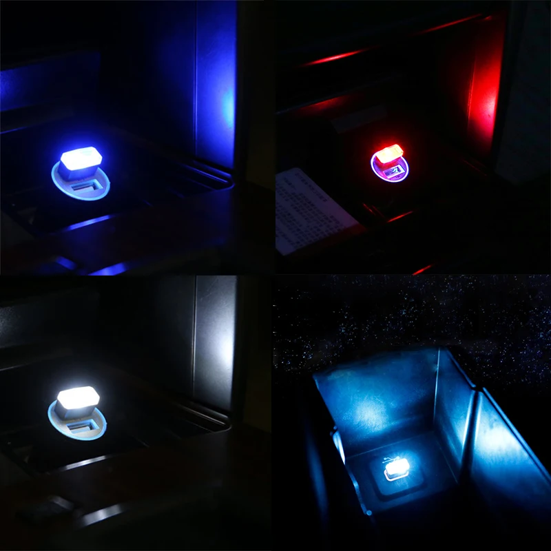 Car-Styling USB Atmosphere LED Light Car Accessories for Ford Focus MK2 2 3 Fiesta Mondeo MK4 Kuga Fusion Ranger Toyota Corolla |