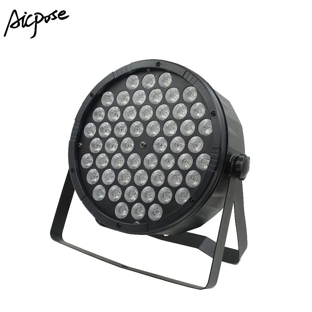 2 шт./лот 54x3 Вт RGB 3в1 Led Par фонари LED 54*3 освещение для мытья стен диско свет с DMX512
