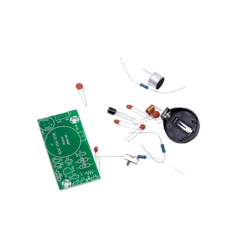 Простой DIY FM беспроводной микрофон части электронный тренировочный