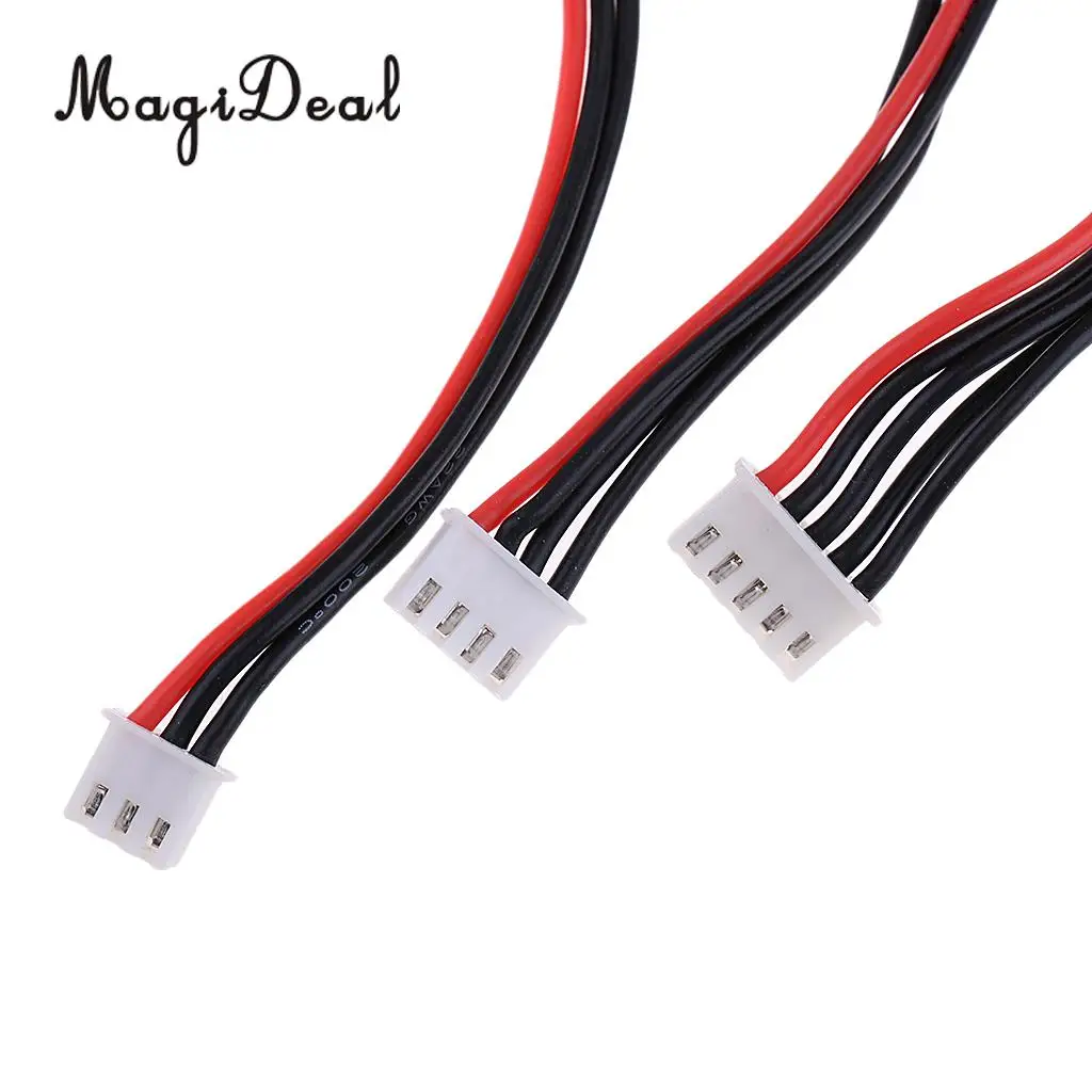 MagiDeal Профессиональный 2S 3S 4S 300 мм металлический Lipo Баланс провода удлинитель