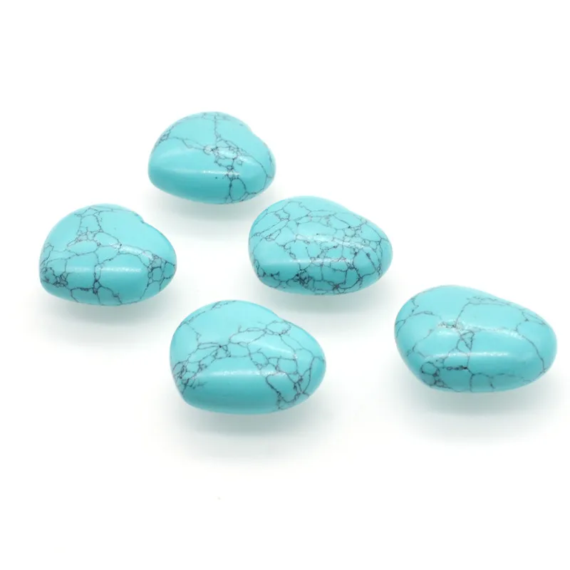 

10pcslot multicolors heart shape stone beads pendant opal crystal quartz pendants for decoration