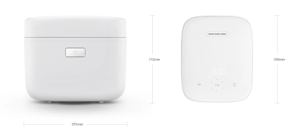 Xiaomi Mijia IH умная электрическая рисоварка, 3л Сплав чугуна, подогрев, скороварка, мульти плита, кухня, домашнее приложение, WiFi