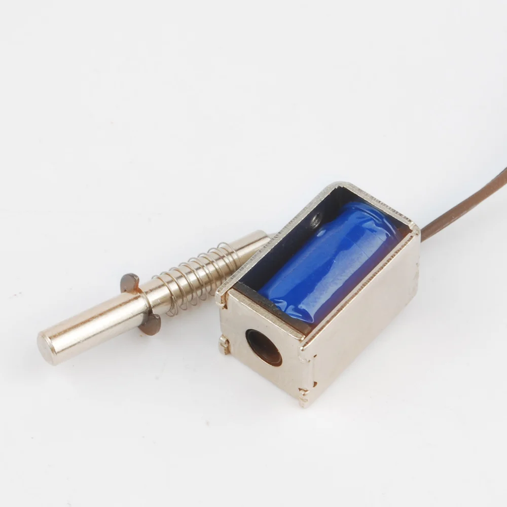 Электромагнитный Мини клапан 5 в постоянного тока сброс пружины для блокировки