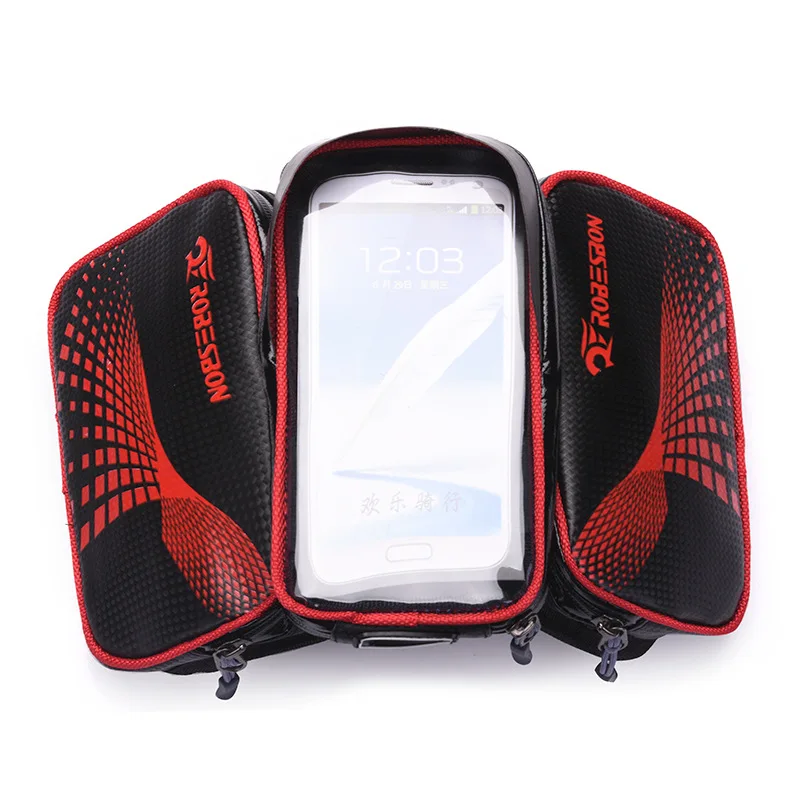 

Waterproof Bike Bag Frame Front Head Top Tube Cycling Bag Mobile Phone Bag Case Pouch Touch Screen Bicycle Bag Accessories