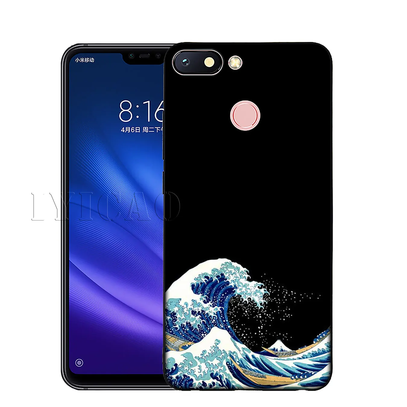 IYICAO The Great Wave Off Kanagawa Мягкий силиконовый чехол для телефона Xiaomi Mi 9 SE 9T CC9 CC9E 8 A3 Pro A1 A2