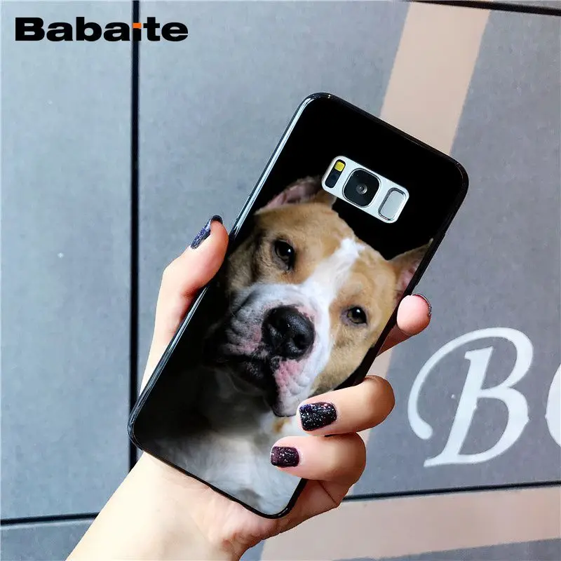 Babaite питбуль прекрасный питбуль чехол для телефона для samsung Galaxy S8 S7 edge S10 Plus S10E S10lite S9 Plus S5 M10 20