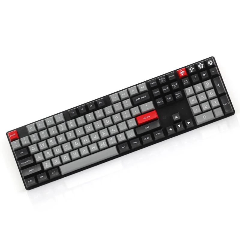 MAXKEY Portland SA keycaps Doubleshot ABS 129 клавиш для Механическая клавиатура cherry mx