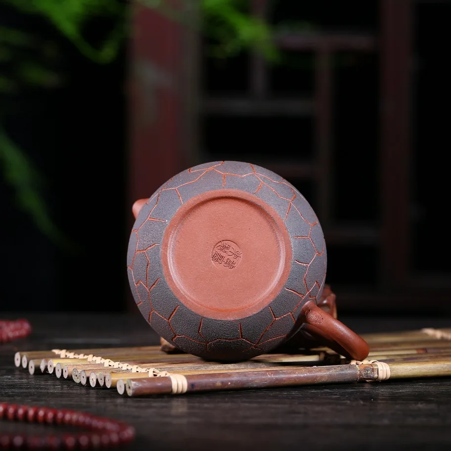 Фиолетовый Zisha чайник Yixing raw kung fu с мороженым Xi Shi традиционный ручной работы для