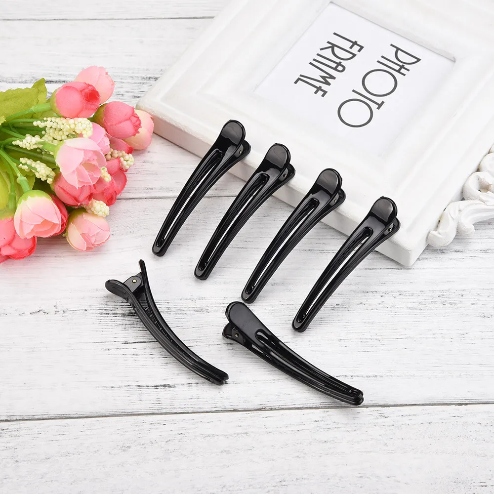 12 шт. черный Утконос заколки для волос разноцветные пластиковые зубы утки