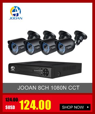 Jooan 704NVR 4CH NVR комплект 720 P POE Камера Системы HD Безопасности IP Камера Системы CCTV Мониторы Системы выполните наблюдения сети