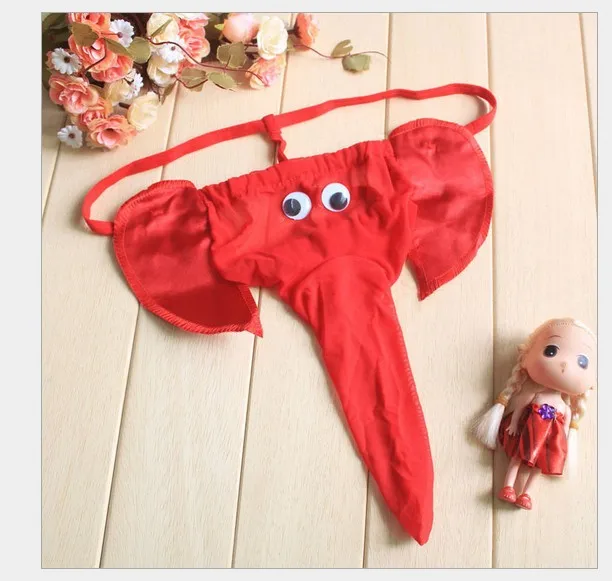 Мужская сексуальная леопардовая Печать Нижнее белье слон сексуальные футболки