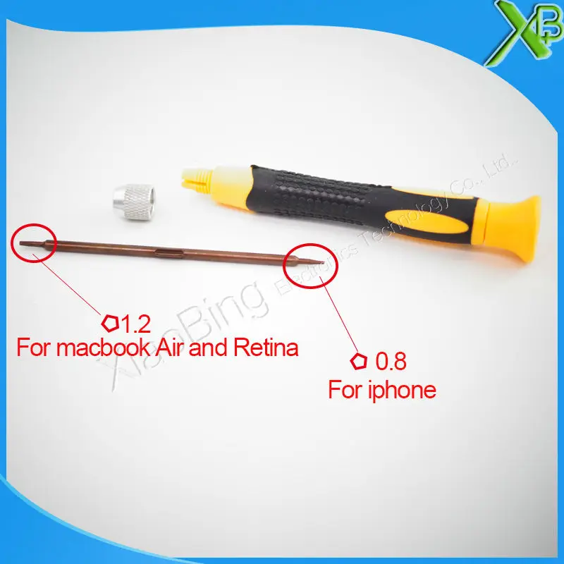 

Screwdriver with 5 side 0.8-1.2 for iphoe Macbook Pro Retina Air A1369 A1370 A1465 A1466 1398 A1425 A1502 lower case Bottom case