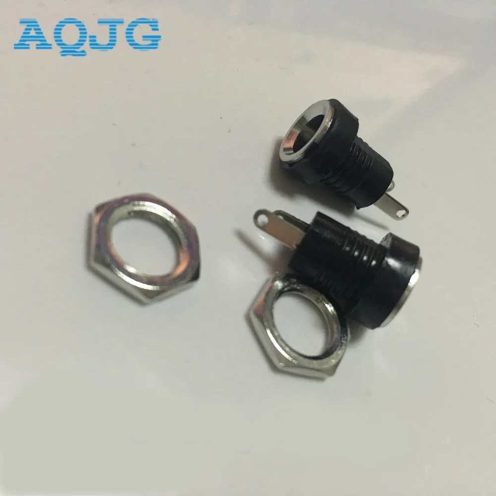 10 шт. DC022B 3A 12v DC разъем источника питания гнездовой для монтажа на панели 5.5X 2 1 мм