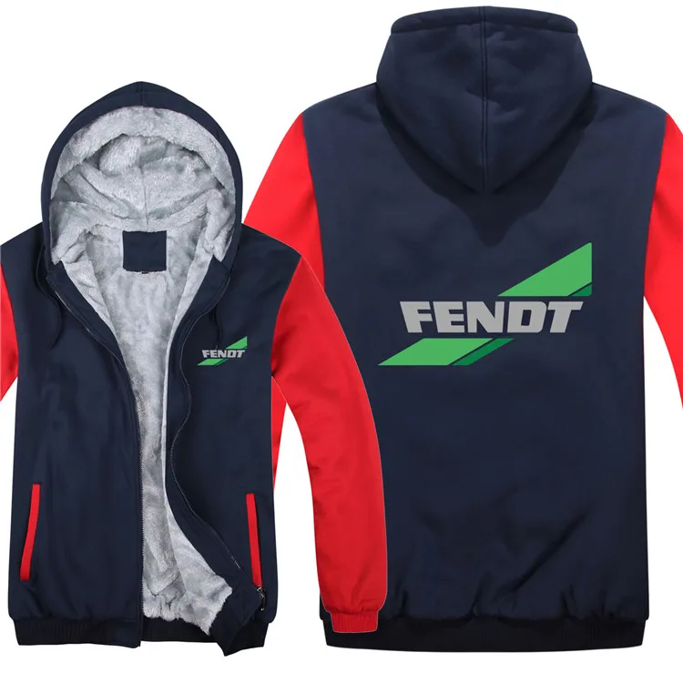 Fendt толстовки зимние для мужчин Мода шерсть лайнер куртка утолщаются Fendt толстовки человек пальто пуловер HS-110 - Цвет: as picture