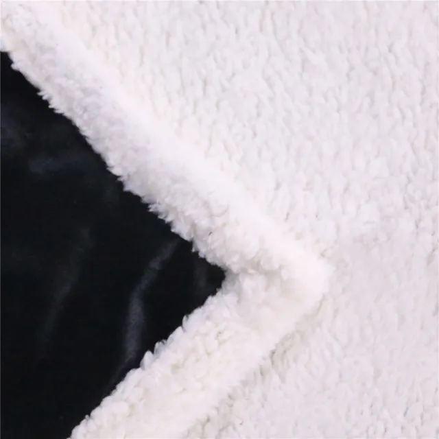 BlessLiving German Shepherd Dog Sherpa Blanket on Beds Animal Dog Throw Blanket Brown Bedspreads Fur Print mantas para cama 2