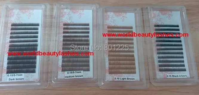 Бесплатная Доставка 10 лотков в каждом комплекте Стразы шелк наращивание бровей