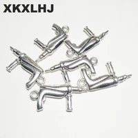 xkxlhj 10pcs charms electric drill tool 2611mm tibetan silver plated pendants antique jewelry making diy handmade craft