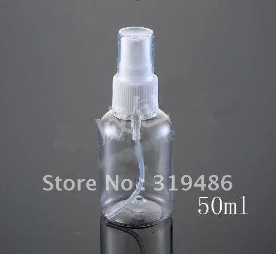 

500pcs/lot 50ML PET Short Plastic Bottle,Clear Sprayer Bottle LW-A-50S