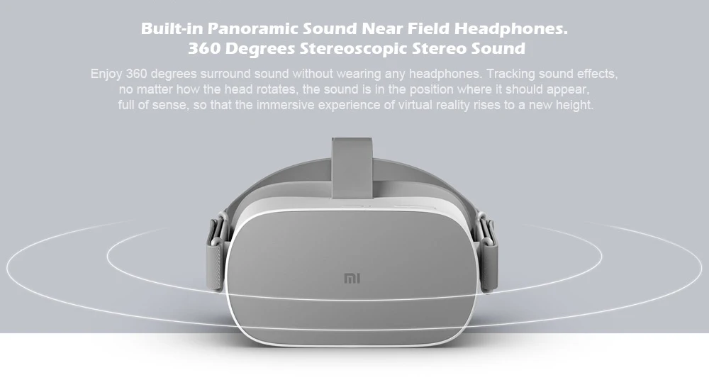 Xiaomi Mi VR автономная Виртуальная реальность гарнитура Wi-Fi с 72 Гц дисплеем 2K Ultra HD экран 2560x1440 для DLNA Samba управления