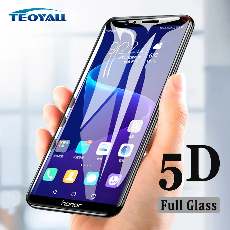 TeoYall 5D стекло на хонор 9 лайт 8x honor glass 7X 6X для 7A Pro Защитное Lite экрана | Мобильные