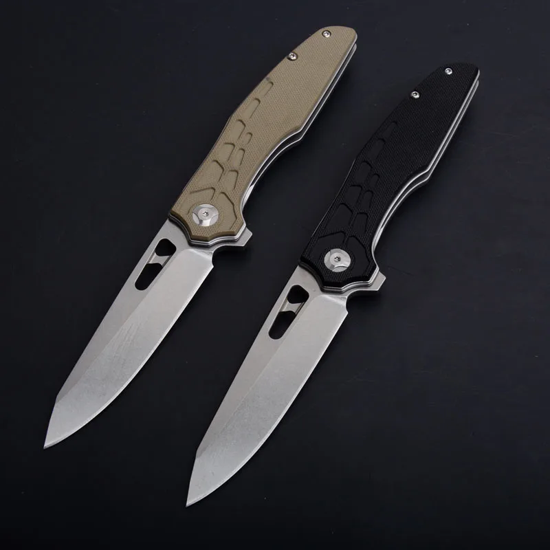 Карманный нож для мытья камня лезвие D2 сталь + Ручка G10 outddor походный охотничий