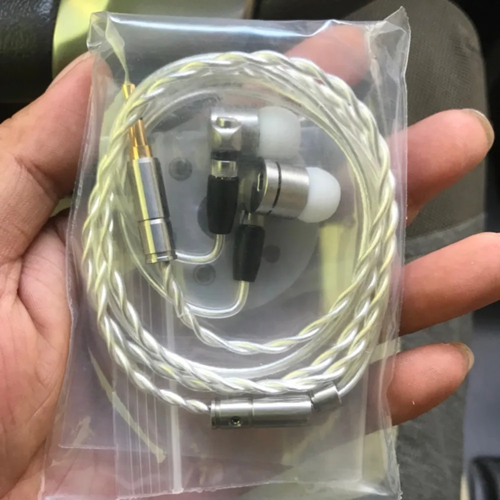 Высокое качество FENGRU DIY в ухо наушник 1DD + 2BA гибридные HIFI наушники Bass DJ