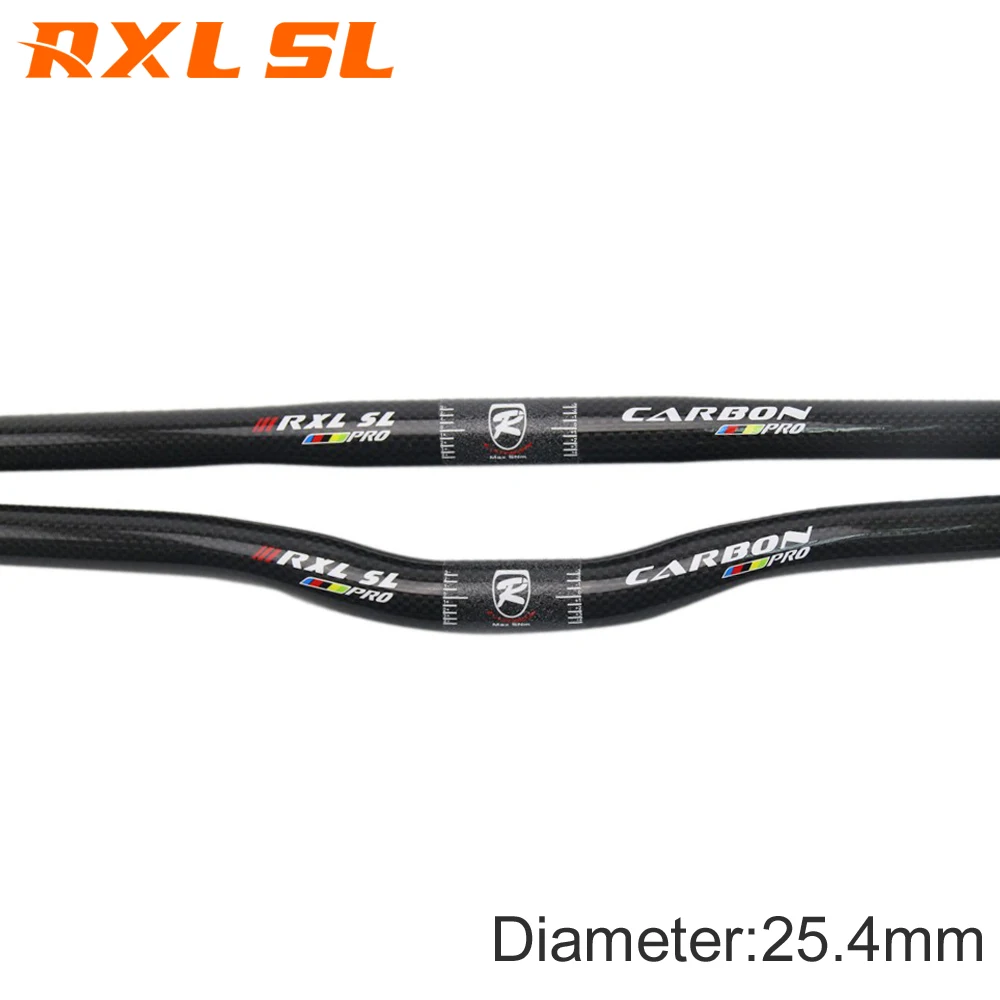 Велосипедный руль RXL SL 25 4 мм плоский/подъемный 520/540/560/580/600 велосипедный горный