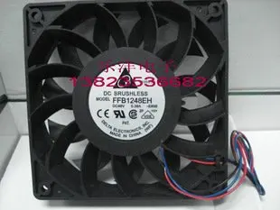 Оригинальный аутентичный трехпроводный Вентилятор охлаждения Delta FFB1248EH1225 48 В 0 38