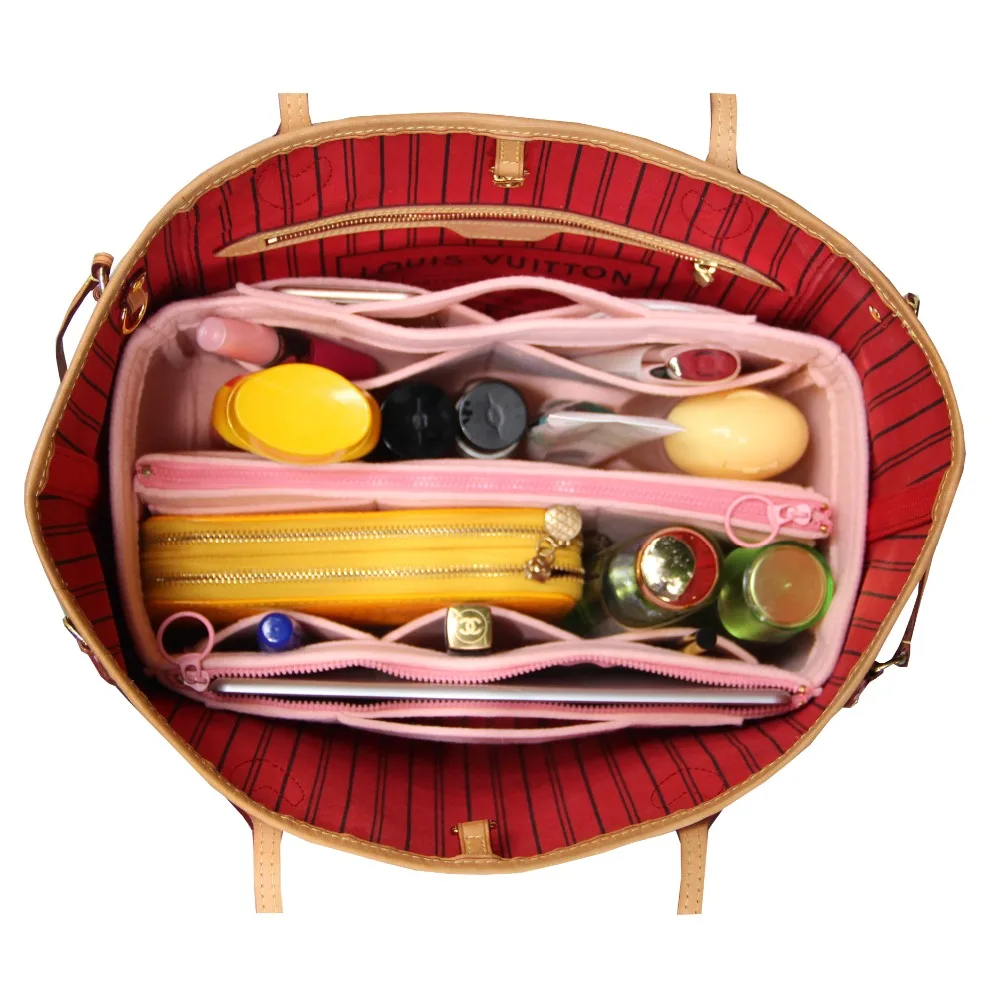 Сумка в сумке/войлочный Органайзер (со съемной средней сумкой на молнии)