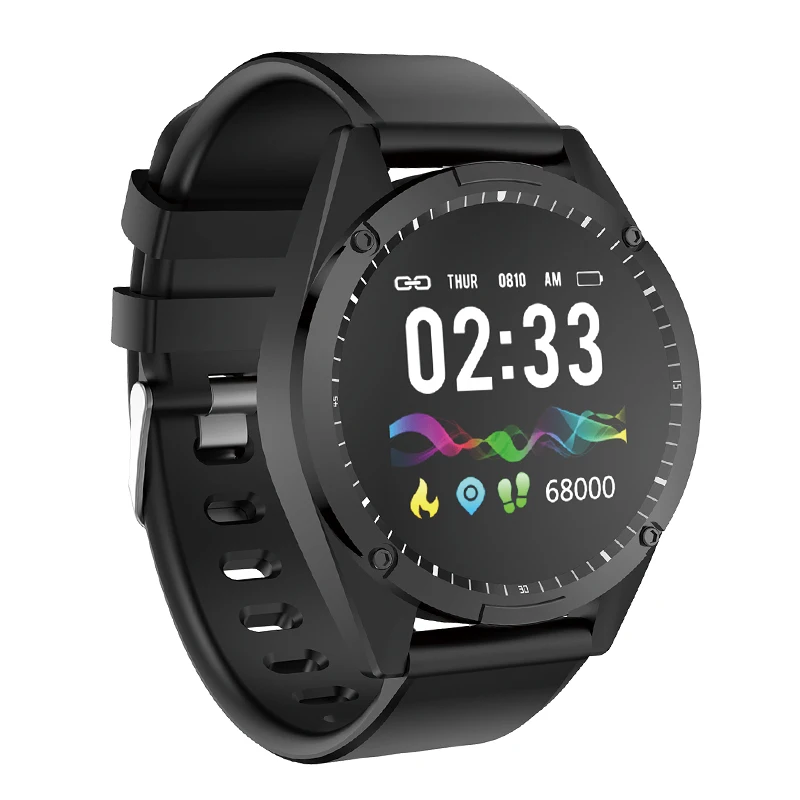 Черный LYKRY G50 Смарт-часы для мужчин спортивный браслет монитор сердечного ритма Bluetooth фитнес-трекер для мужчин и женщин умные часы браслет - Цвет: Черный