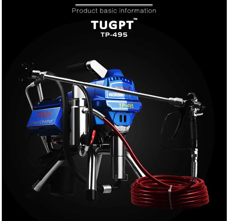 220V3000W портативное электрическое высокое устройство для безвоздушного распыления под давлением настенная покраска машина для краски, латексная краска различные покрытия