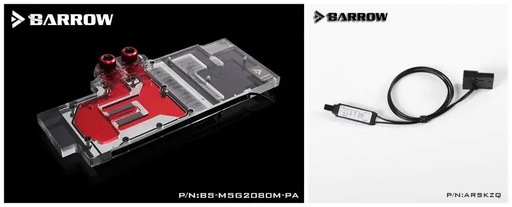 Барроу полное покрытие GPU водный блок для MSI RTX 2080 GAMING X TRIO/SEA HAWK EK X Aurora материнская плата синхронизация AURA BS-MSG2080M-PA - Цвет лезвия: BlockxManual Control