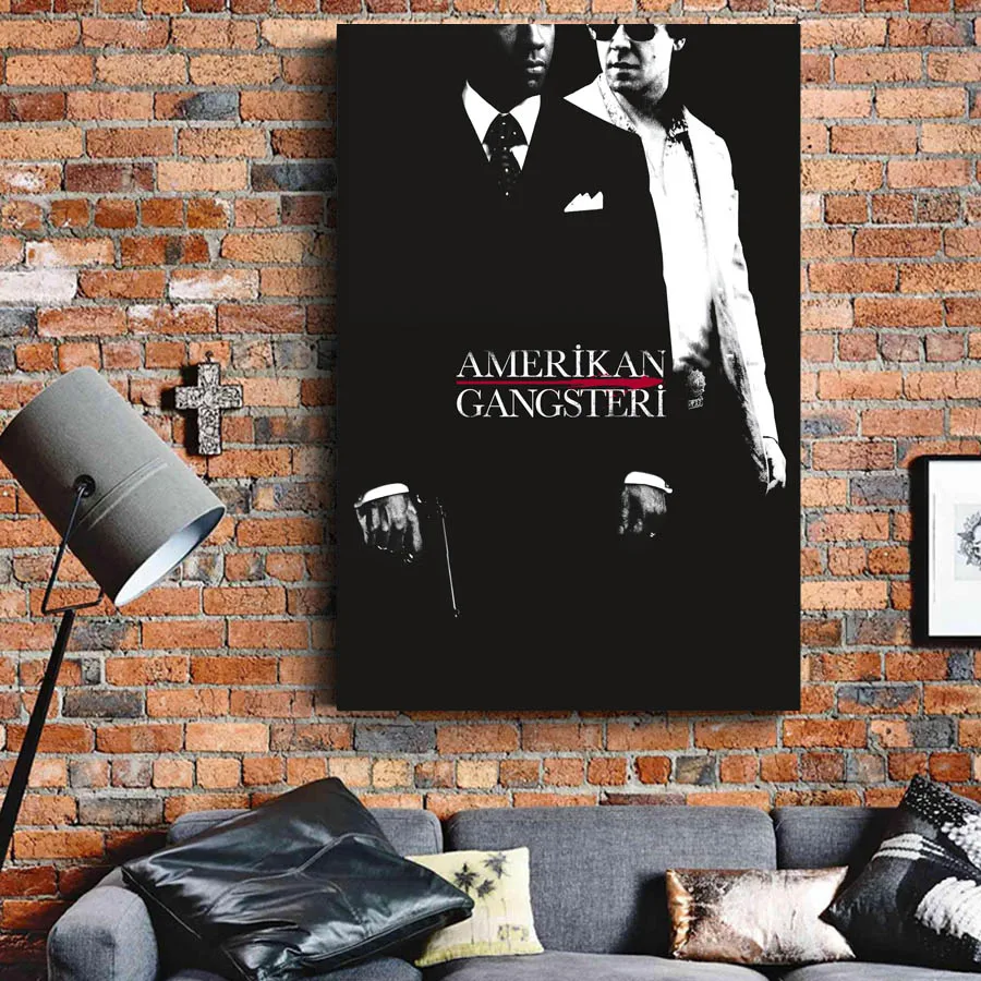 Индивидуальные принты Американский Гангстер (2007) кино плакаты настенное