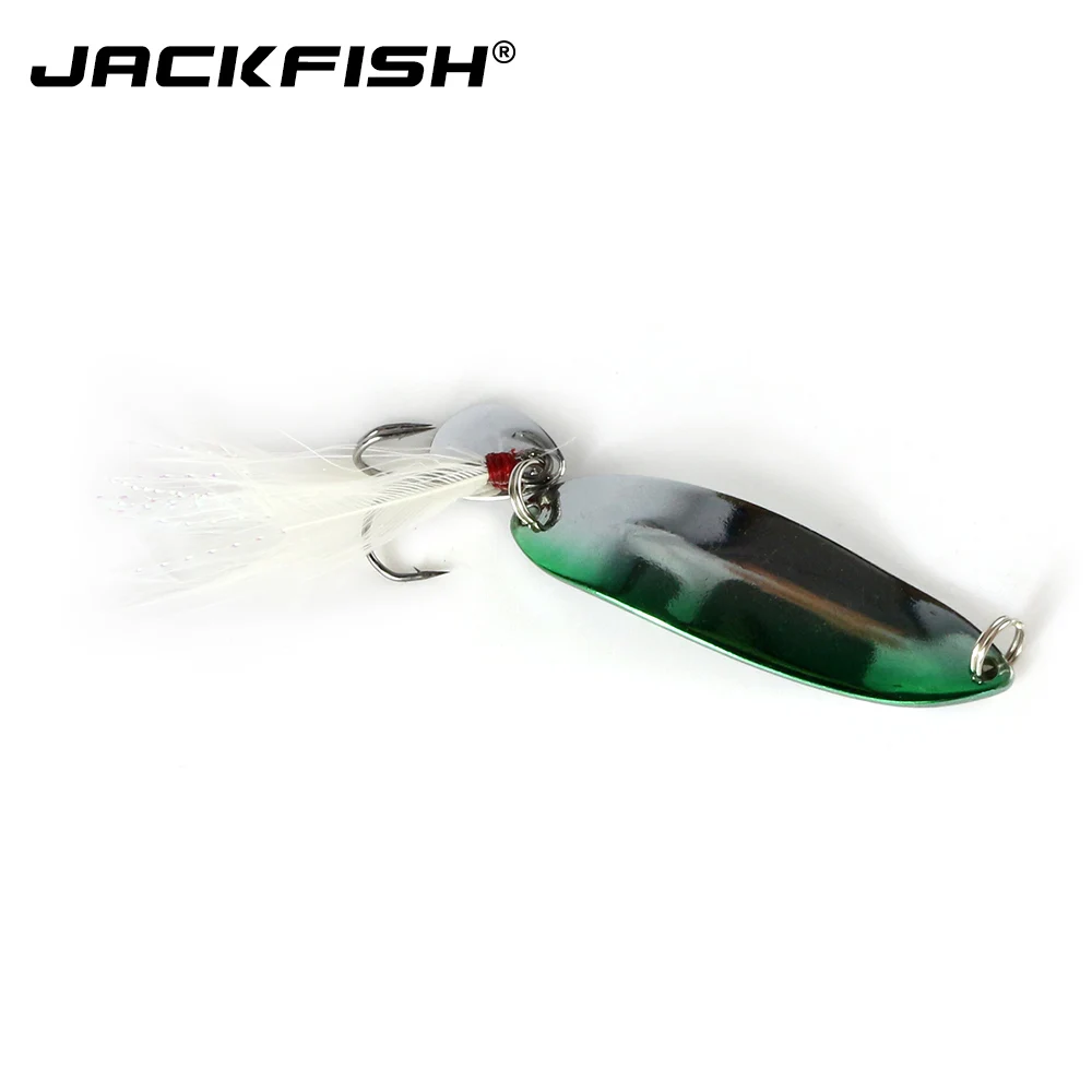 JACKFISH 5 шт./лот металлические блестки рыболовная приманка жесткие Наживки Тройной