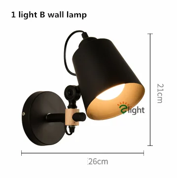 1 light B wall lamp Скандинавская люстра из цельного дерева, люстра для гостиной, люстра, минимализм, свисающая E27 Светодиодная люстра, светильники - Цвет абажура: 1 light B wall lamp