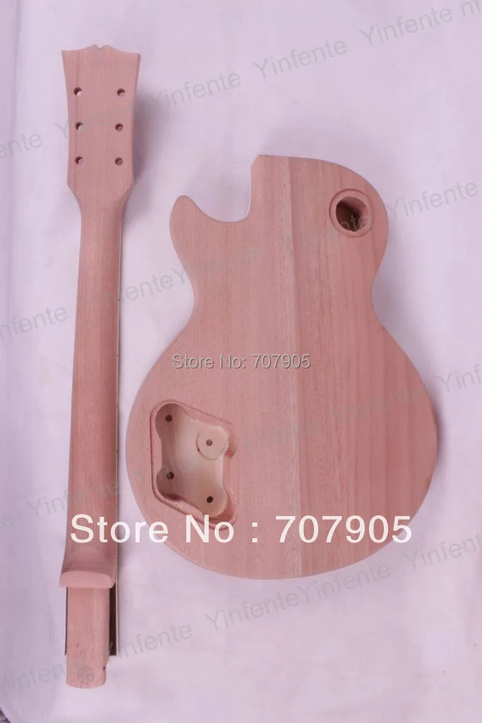 Комплект из необработанного грифа для электрогитары 1 комплект облицовка