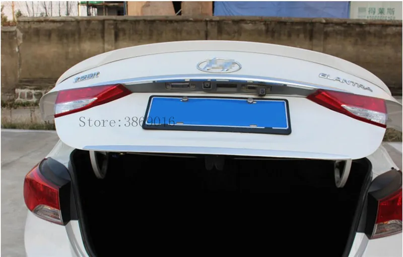 Для hyundai Elantra 2011 2012 2013 задний багажник багажника двери Крышка Trim Molding Garnish полосы Акцент украшения