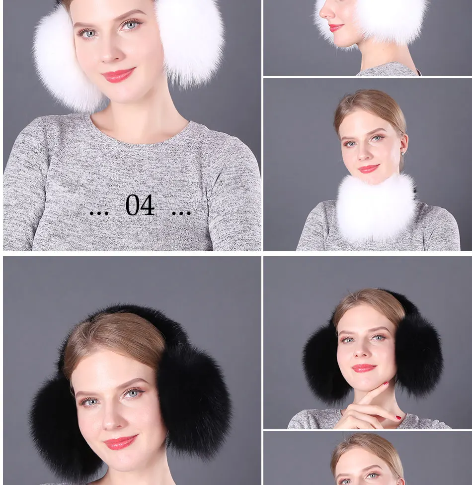Натуральный Лисий мех наушники зимние теплые наушники для девочек натуральный мех наушники натуральный Лисий Мех противошумные наушники для женщин
