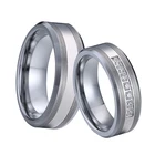 Высшее качество, свадебные кольца для пар, мужские и женские подарки, серебряный цвет, без ржавчины