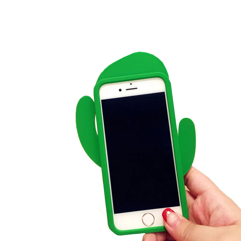 Мягкий силиконовый чехол для Iphone SE с мультяшным 3D КАКТУСОМ IPhone 6/6 s/6 Plus/6 s Plus 4 7 5 &quot