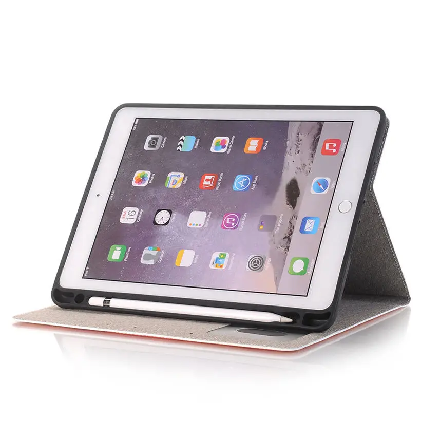 Чехол для iPad 9 7 &quot5 го 6 поколения 2018 2017 чехол с карандашом Air 1 2 силиконовый