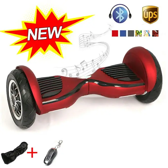 MaoBoos M10B 10 дюймов 10-дюймовая шпилька для двухколесный гироскутер Smart Электрический скутер большой надувной круглый Ховерборд - Цвет: M10B Matte Red