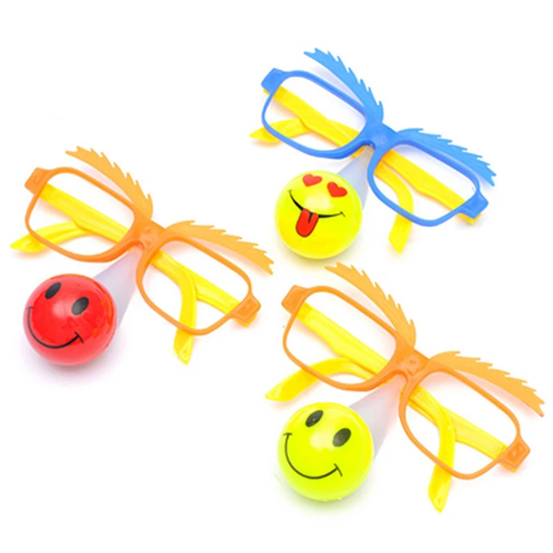 Забавные флэш-очки детские игрушки играющие светящиеся на носу светильник